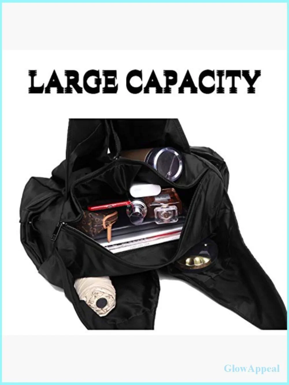 Waterproof Oxford Nylon Large Capacity Hobo Work Tote Shoulder Bag Travel